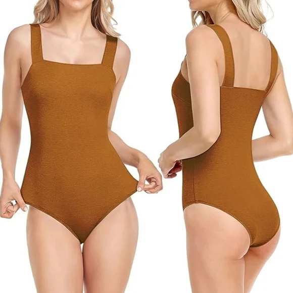 DACESLON Women's Square Neck BodySuit - Picture 7 of 7